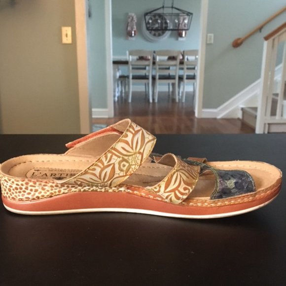 Spring Step L'Artiste Caiman Slide Sandal, Womans Size US 9.5 EU 40 - Picture 8 of 11